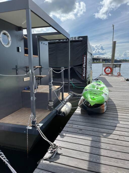 Premium Hausboot Trave Traum Apartment Lubeck Exterior photo